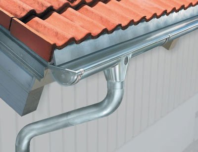 Gouttière zinc